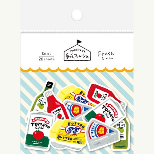 Washi Marche Paper Sticker Condiments