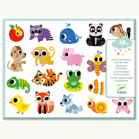 Baby Animals Puffy Stickers