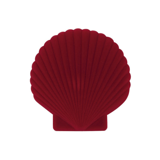 Shell Jewellery Box Red