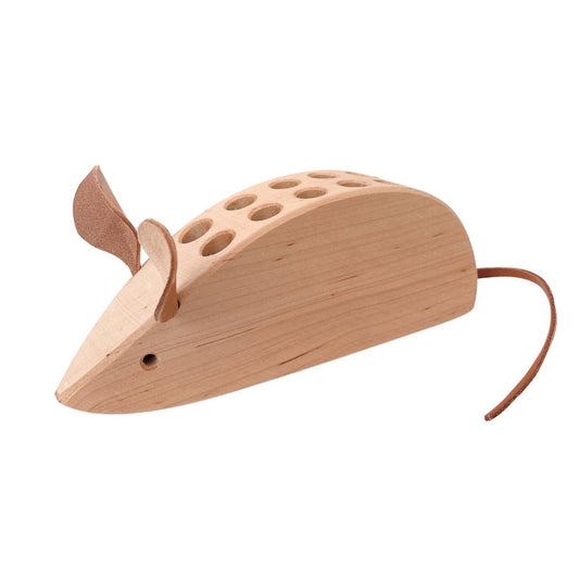 Mouse Wooden Pencil Holder 12 Holes