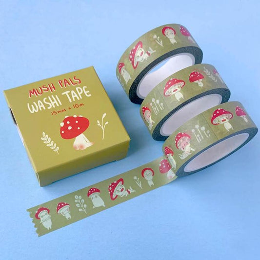 Mush Pals Washi Tape - Mustard