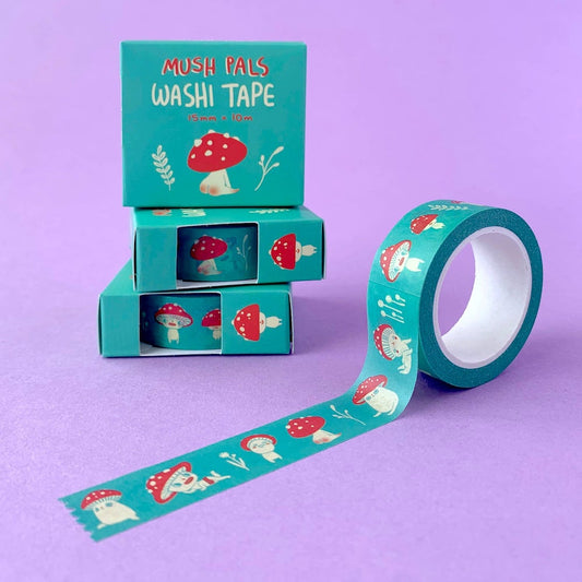 Mush Pals Washi Tape Teal