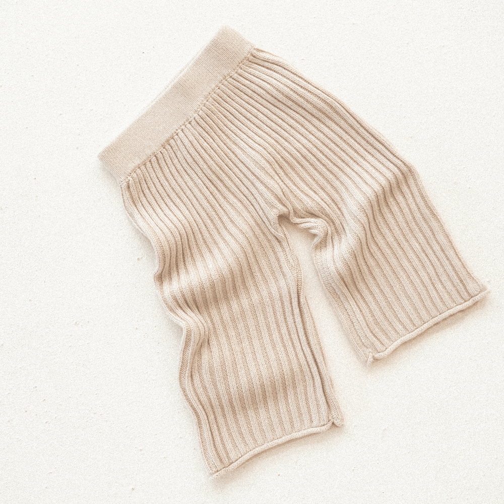 Essential Knit Pants Biscuit - Size 6Y
