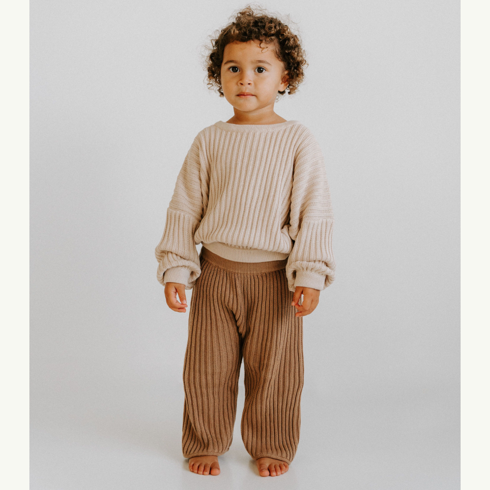 Essential Knit Pants Chocolate