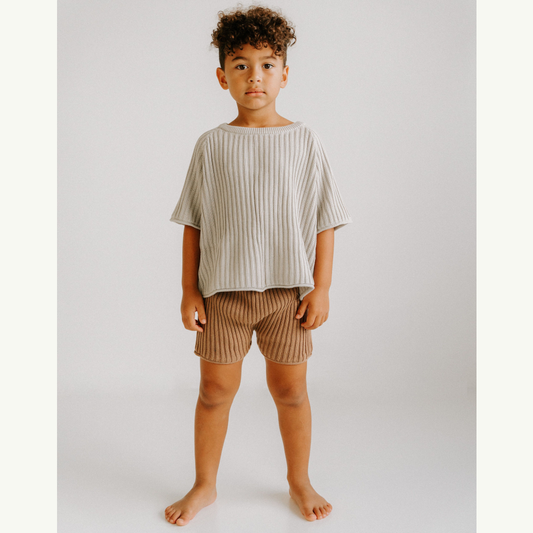 Essential Knit Shorts Chocolate