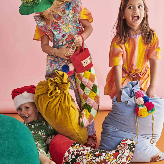 Sweet Pea Velvet Santa Sack