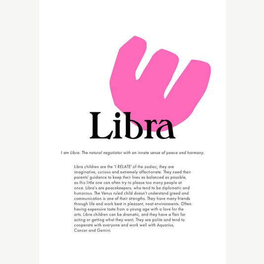 Libra Zodiac Print