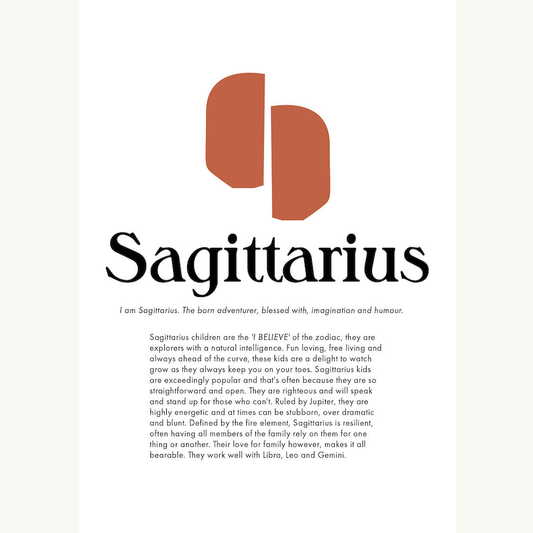 Sagittarius Zodiac Print