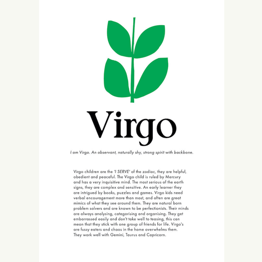 Virgo Zodiac Print