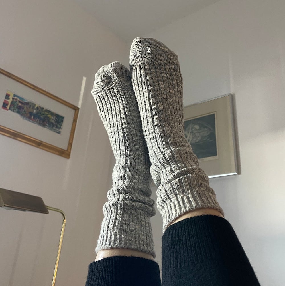 Cottage Socks HT Grey
