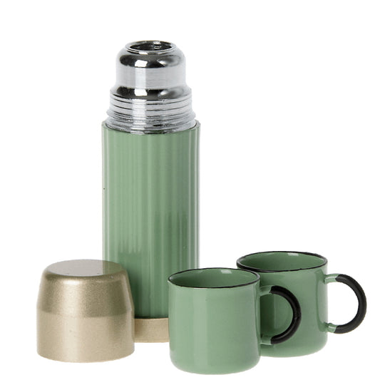 Miniature Thermos and Cups Mint