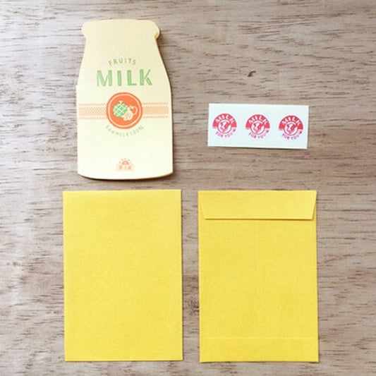 Letter Writing Set Mini Fruit Milk