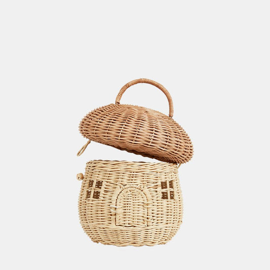 Rattan Mushroom Basket