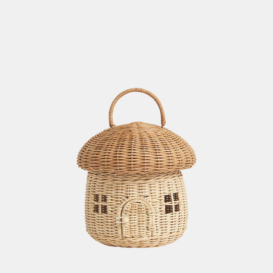 Rattan Mushroom Basket