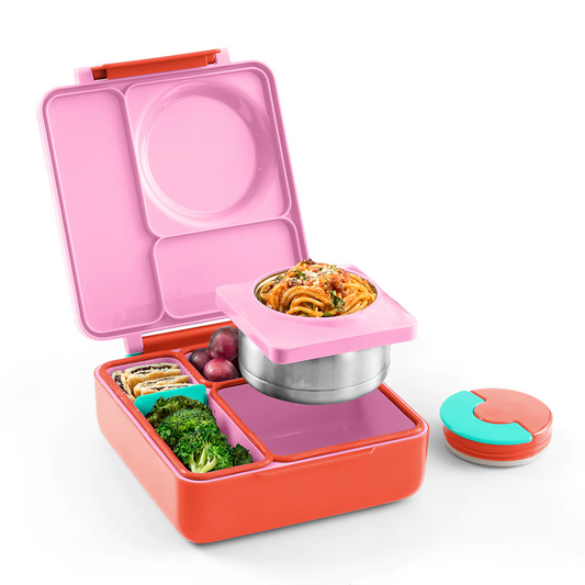 OmieBox Hot & Cold Lunchbox Pink Berry