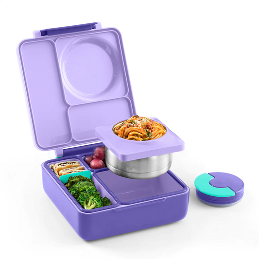 OmieBox Hot & Cold Lunchbox Purple