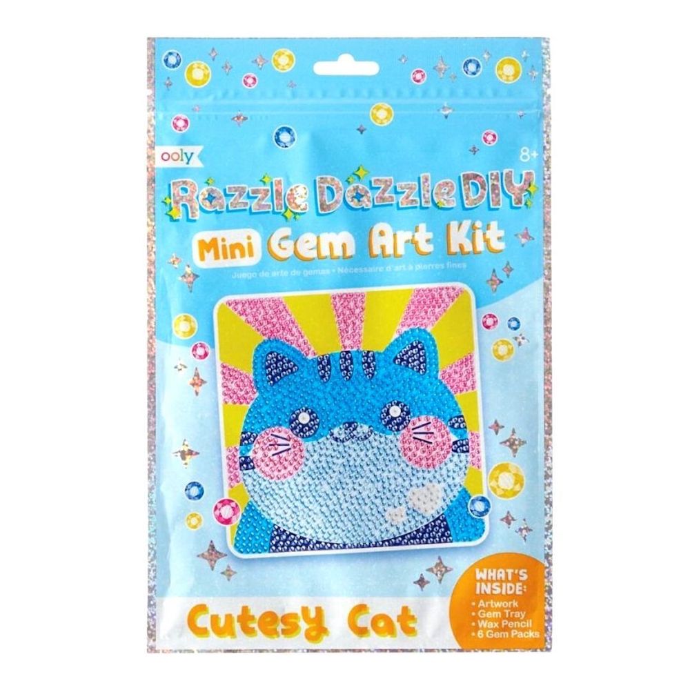Razzle Dazzle Mini DIY Gem Kit Cutesy Cat