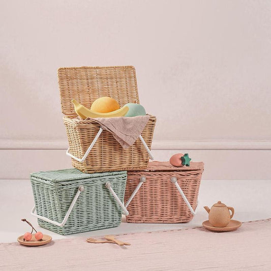 Piki Rattan Basket Straw