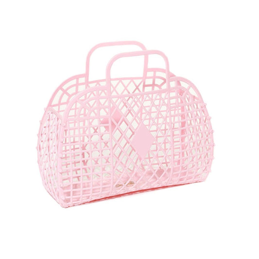 Sun Jellies Retro Basket Pink Small