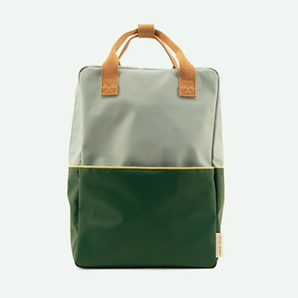 Backpack Large Colourblocking - Island Blue + Green Meadow