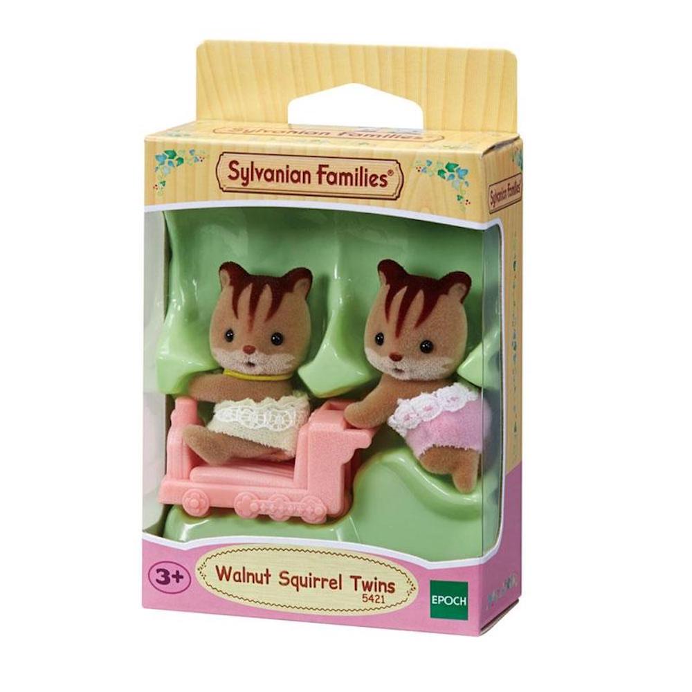 Walnut Squirrel Twins