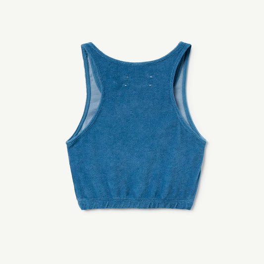 Duck Kids Top Blue Logo