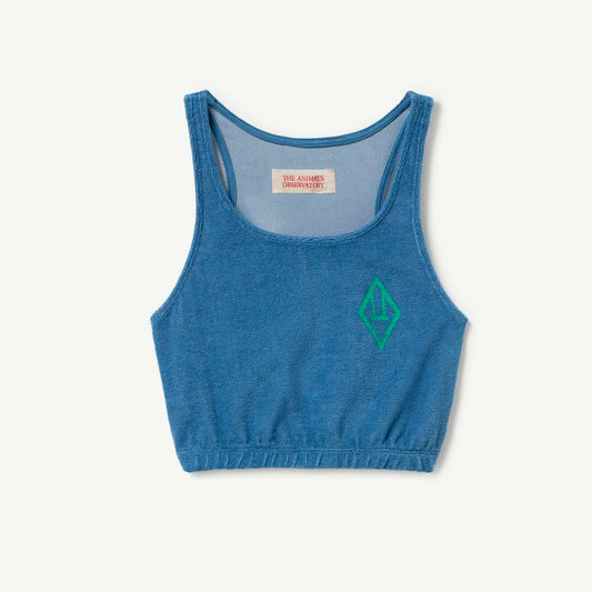 Duck Kids Top Blue Logo