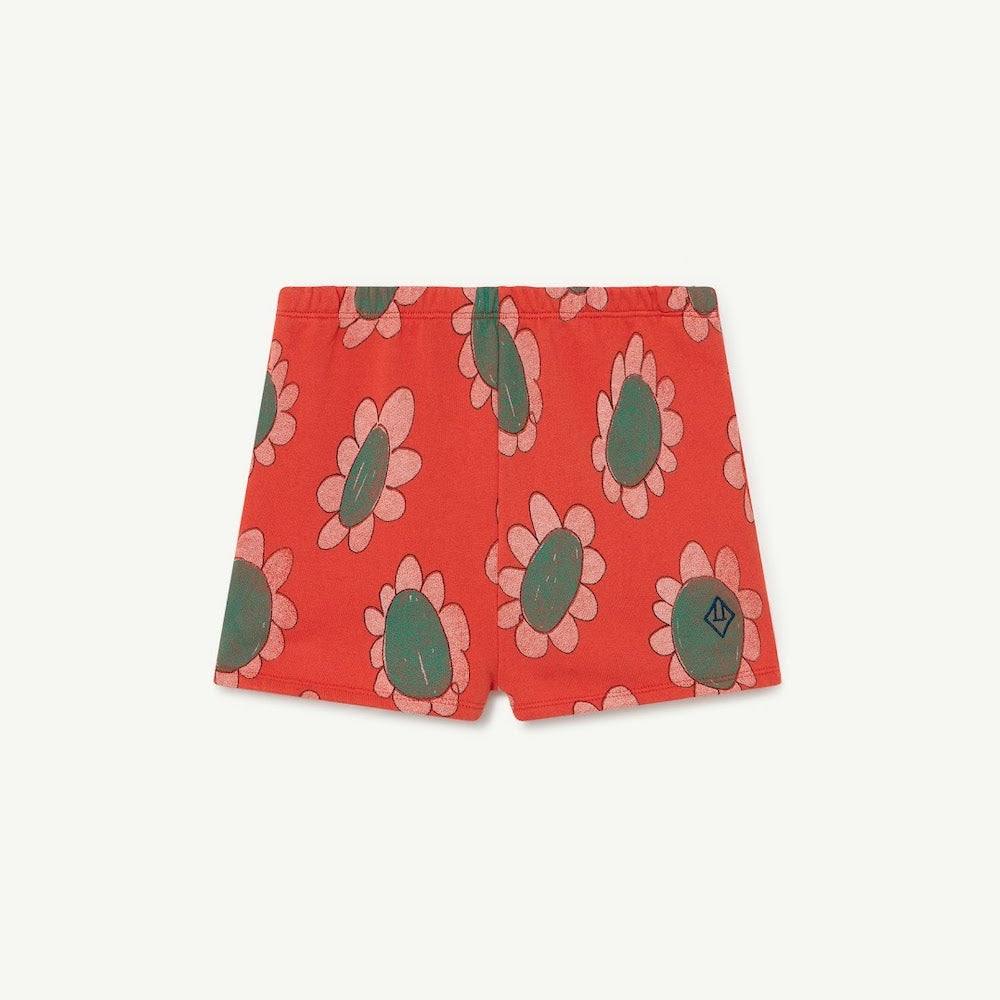 Hedgehog Kids Pants Red Flowers
