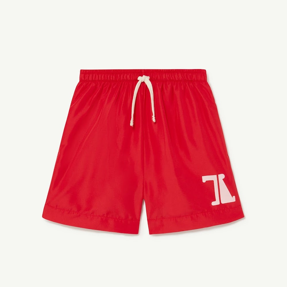 Puppy Kids Swimsuit Red Form