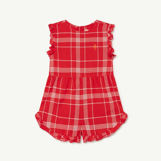 Squirrel Kids Jumpsuits Red Logo