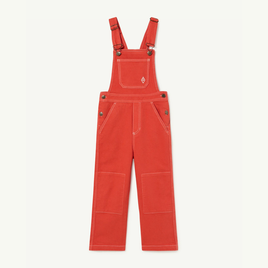 Red The Animals Mule Jumpsuit