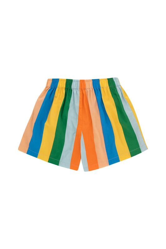 Multicolour Stripes Long Short