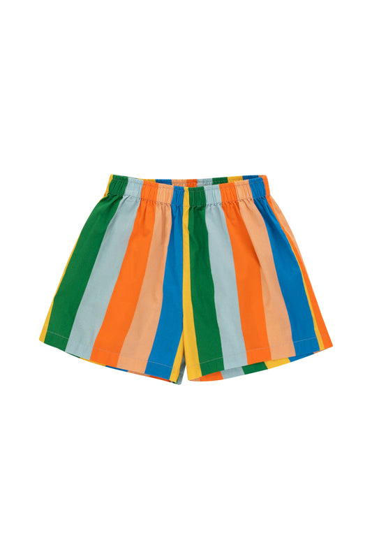 Multicolour Stripes Long Short