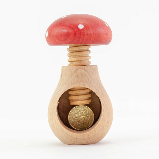Toadstool Chestnut Holder & Nutcracker